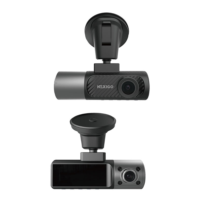 3-kanaals dashcam voor en achter binnen Ingebouwde 5GHz WiFii GPS